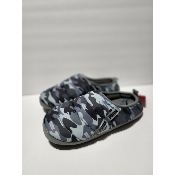 New PUMA SCUFF CAMO CAMOUFLAGE SLIPPERS MENS SIZE 11 BLACK HIGH RISE 385278-01 - Picture 6 of 10
